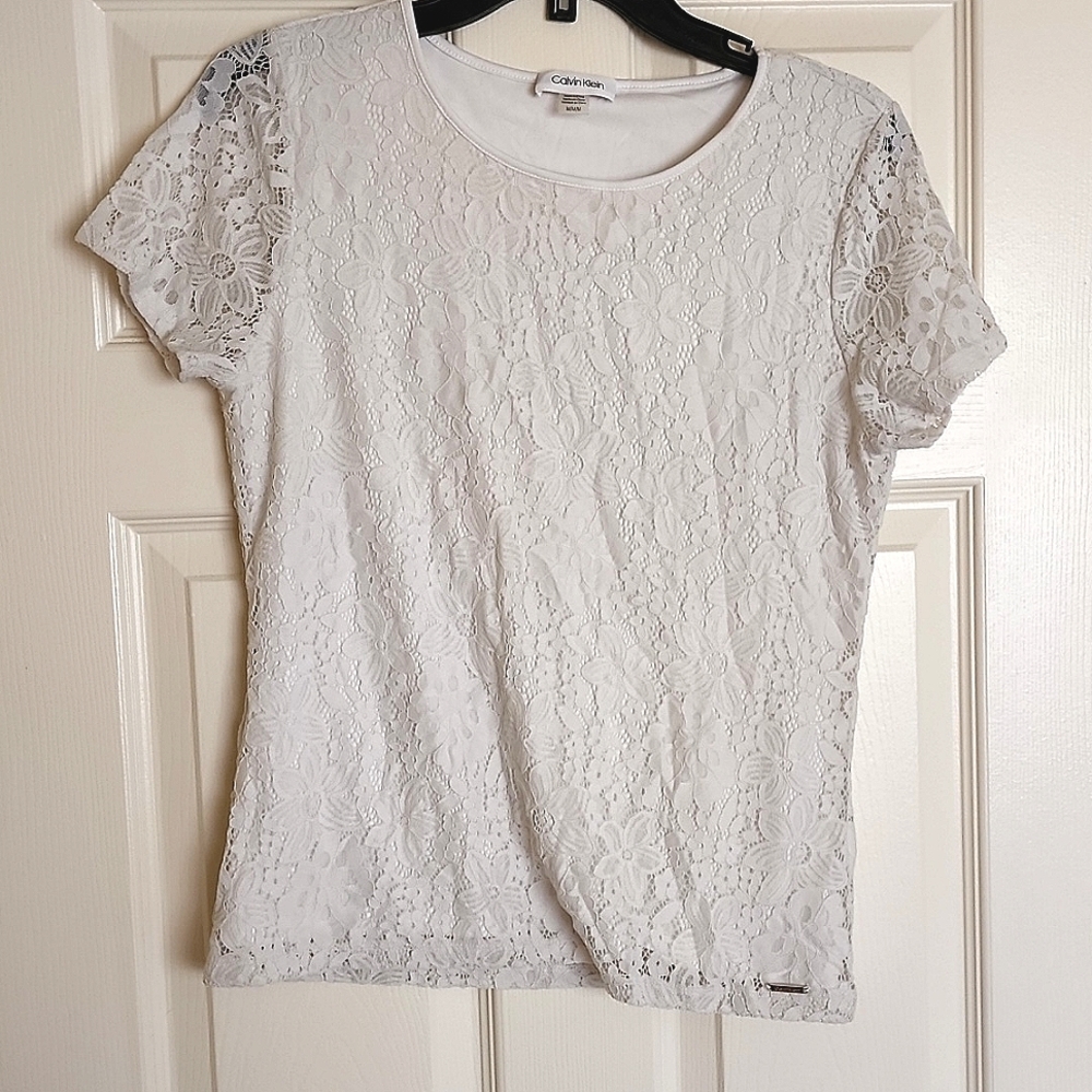 Calvin Klein EmBroidered Blouse
